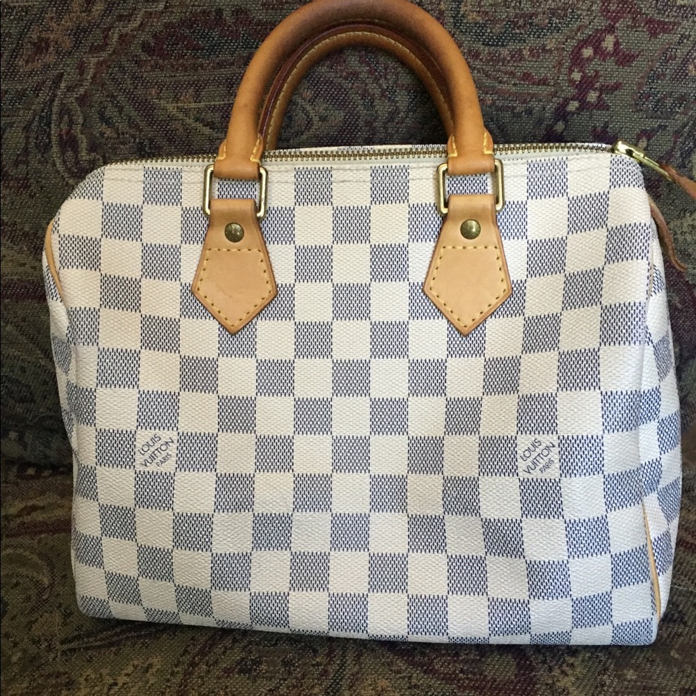 Louis Vuitton Classic Speedy 25 Damier Azur